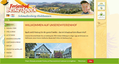 Desktop Screenshot of ferienhof-belke-spork.de